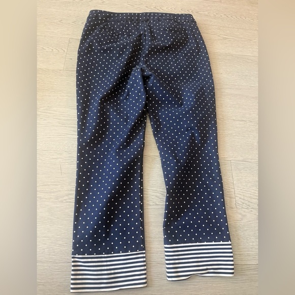 Boden Polkadot Cropped Pants Size 12 - Picture 5 of 5